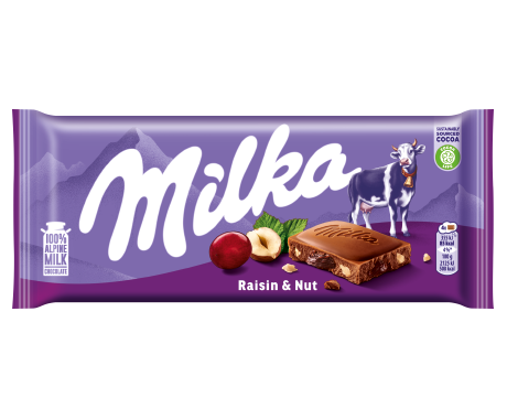 Milka Raisin & Nut 100G