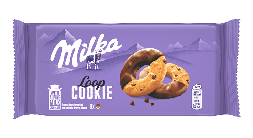 Milka Cookie Loop 176g