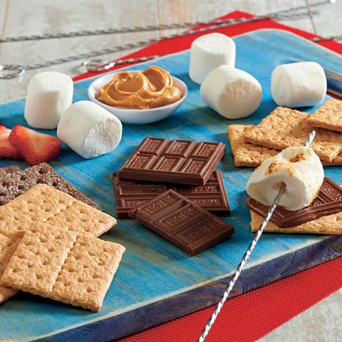 Family Night S'mores Snacking Board
