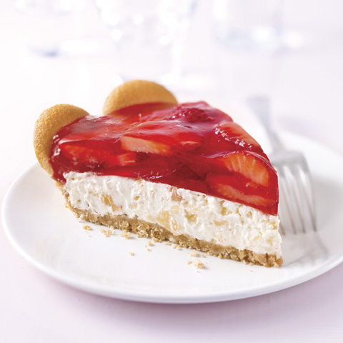 Tropical Strawberry Cream Pie