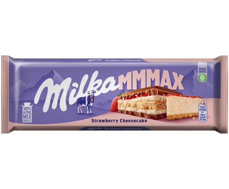 Milka Strawberry Cheesecake 300G