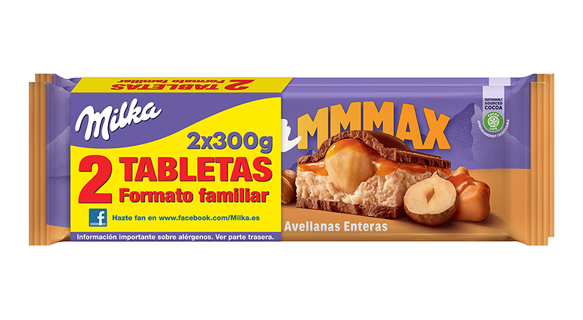 Milka Caramelo y Avellanas 2x300g