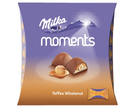 Milka Moments Toffee Wholenuts 97G