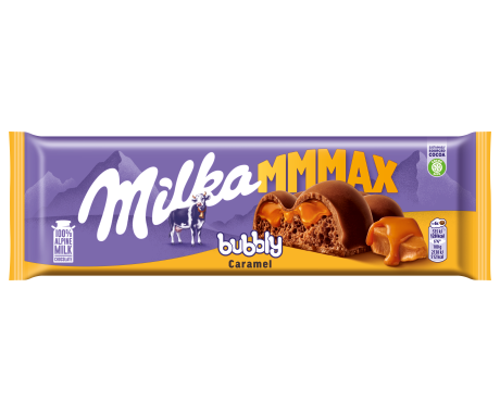Milka Mmmax Bubbly Caramel 250G