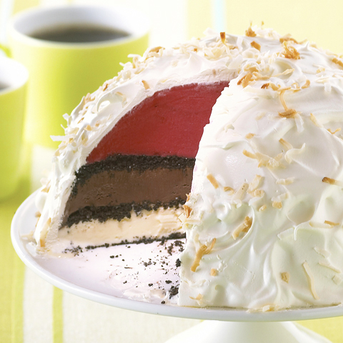 Bombe glacée « trois saveurs » OREO