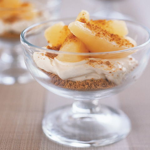 Ginger-Pear Cheesecake Cups
