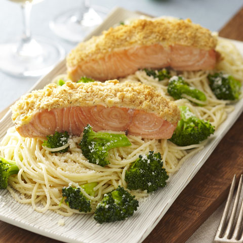 Oven-Roasted Salmon for Two