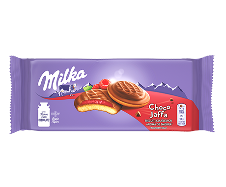 Milka Choco Jaffa Raspberry 147G/ Milka Jaffa Cu Jeleu Cu Aromă De Zmeură 147G