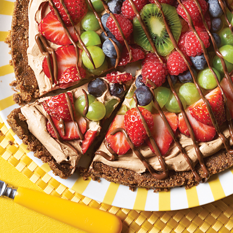 Pizza CHIPS AHOY! au chocolat et aux fruits