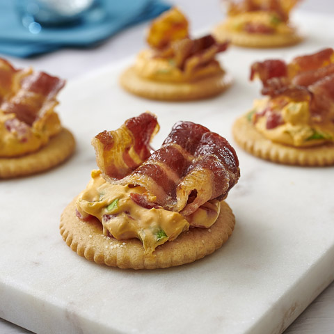 RITZ Pimiento Cheese & Bacon Toppers