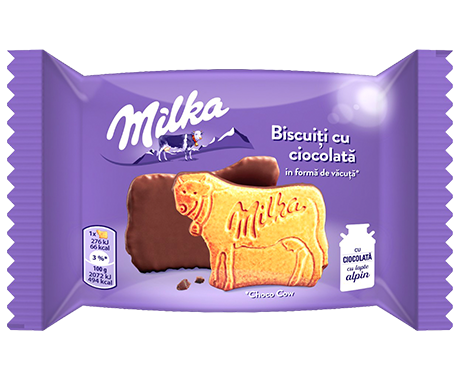 Milka Choco Cow 40G/ Milka Formă De Văcuță Cu Ciocolată 40G	
