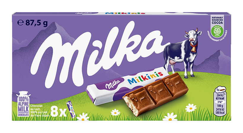 Milka Milkinis reepjes 87,5g
