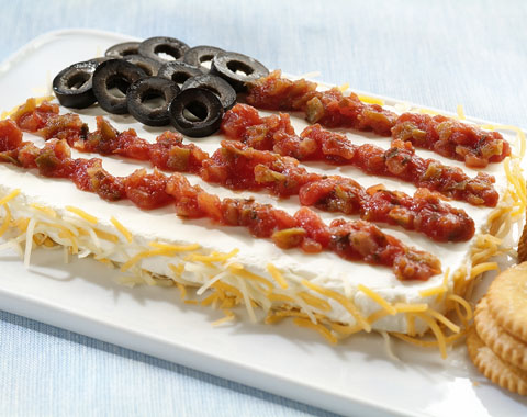 Grand Old Flag Cheese Spread