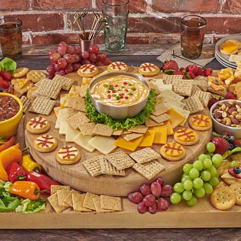 Courtside Cheese and Dip Board