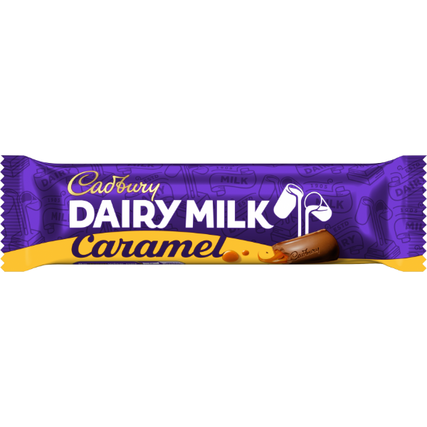 CADBURY DAIRY MILK CARAMEL CHOCOLATE BAR 45G