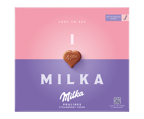 Milka I Love Milka Strawberry 110G