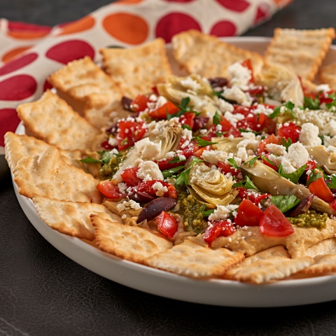 Mediterranean Pesto Dip