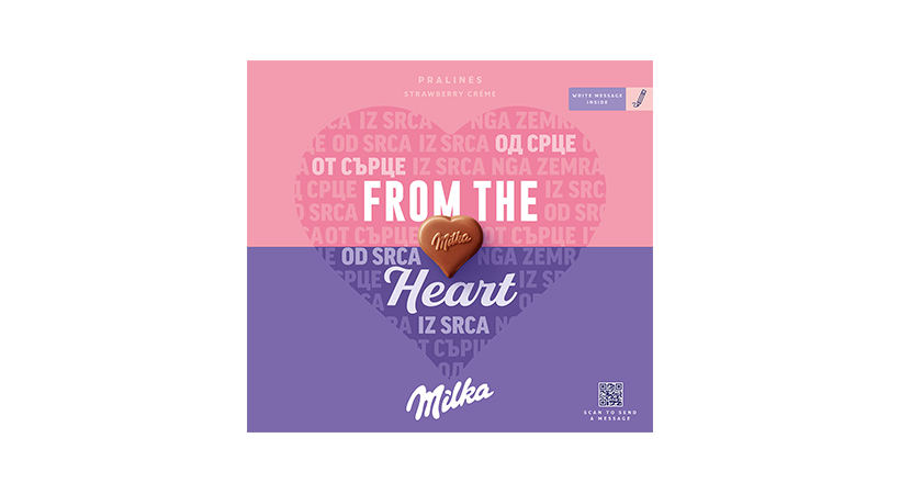 Milka Hab Dich lieb Erdbeercreme 110g