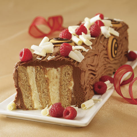 Festive Yule Log "Cake"