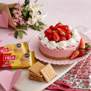 Cheesecake de Fresas Field