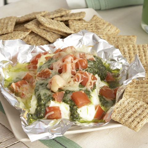 TRISCUIT avec tartinade chaude à l'italienne