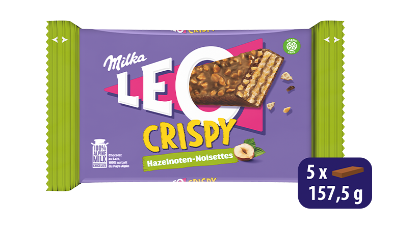 Milka LEO Crispy Nuts 5 x 31g