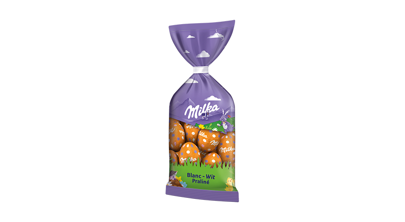 Milka Petits Oeufs De Pāques Blanc Praliné 100g