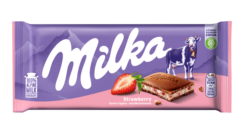 Milka Strawberry 100g