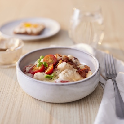 Gnocchi med Philadelphia grillet paprika