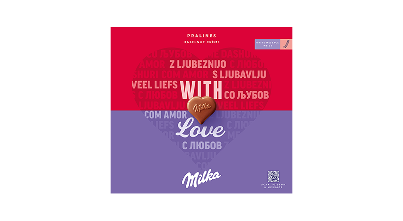 Milka I love Milka Hazelnutcreme 110g