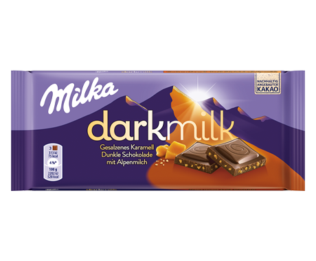 Milka Dark Milk Caramel 85G