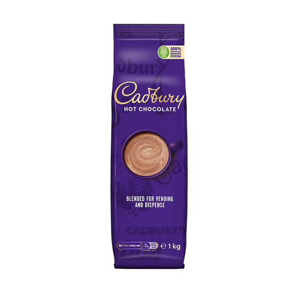 Cadbury Instant Hot Chocolate 1kg Vending Bag