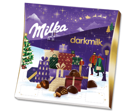 Milka Dark Milk Adventskalender 210g