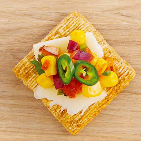 TRISCUIT Corn Salsa Toppers