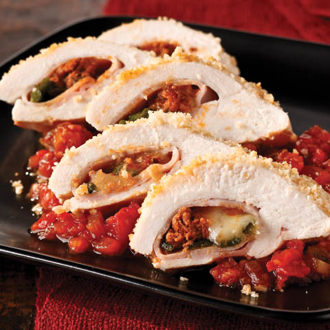 Chorizo & Poblano Stuffed Chicken Breast
