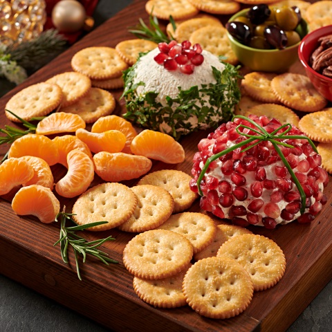 RITZ Holiday Ornament Cheese Balls 