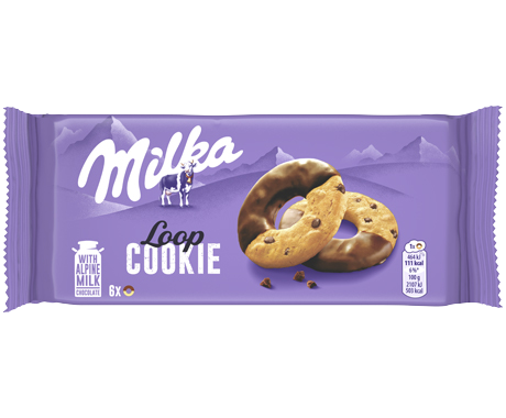 Milka Biscuits Cookie Loop 132g