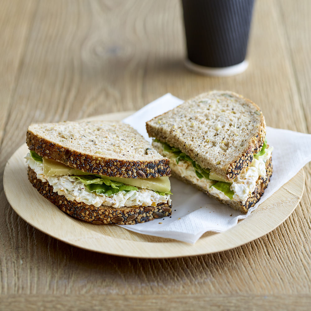 Three Cheese and Onion Sandwich