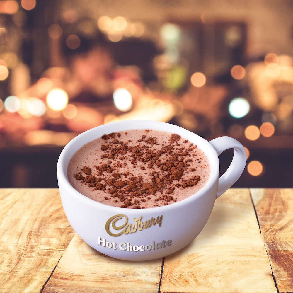 Perfect Serve Cadbury Drinking Hot Chocolate