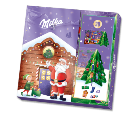 Milka 3D Bastelkalender 163g