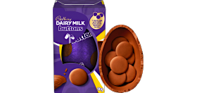 Cadbury Dairy Milk Easter Egg, with giant Chocolate Buttons, 90g