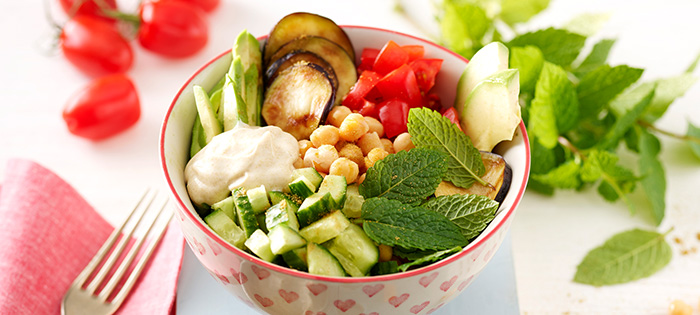 Miracel Whip Buddha Bowl mit Kichererbsen