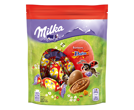 Milka Bonbons Fourrés Daim 86G