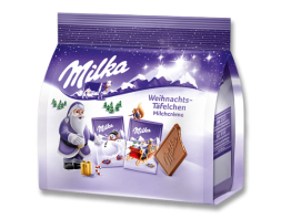 Milka Weihnachts-Täfelchen Milchcrème 150g