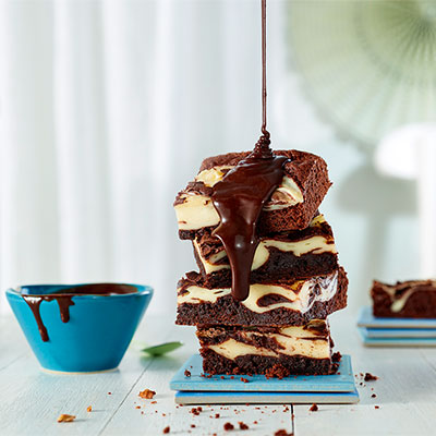 Cheesecake-Brownies