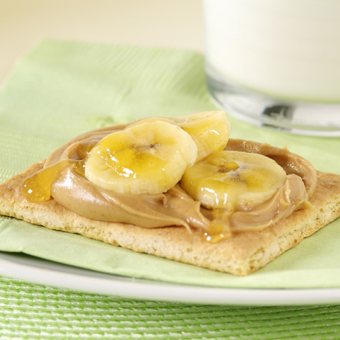 Peanut Butter and Banana "Toasts"