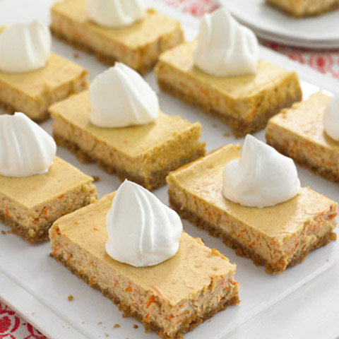 Carrot Cheesecake Bars