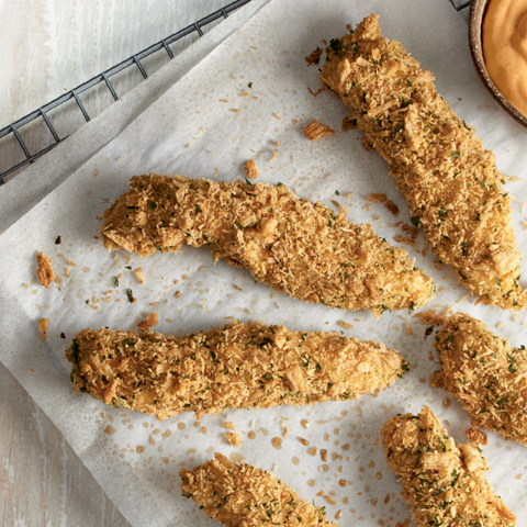 TRISCUIT-Coated Rosemary & Olive Oil Chicken Tenders