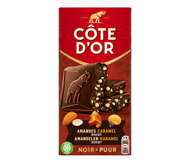 BLOC Noir Amandes Caramel Biscuit