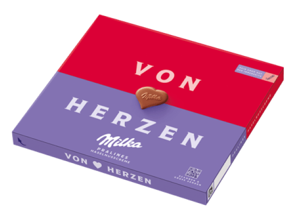 Milka Von Herzen Haselnusscreme 110g